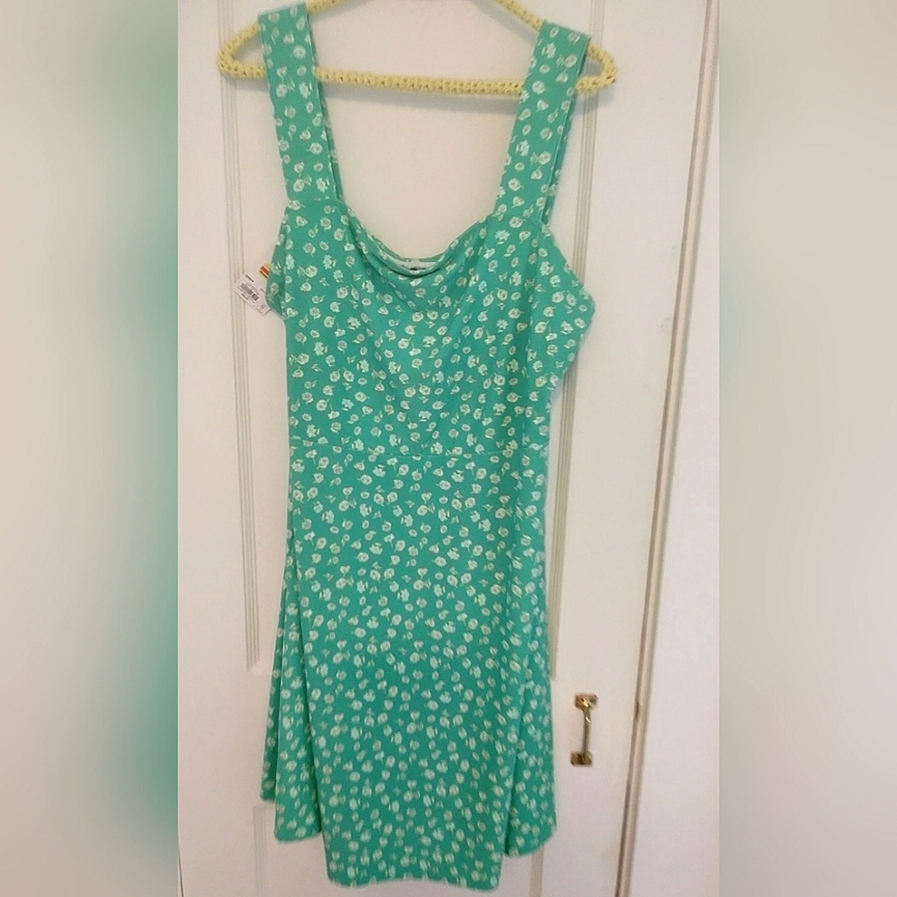 SO  Brand Mint Green Floral Summer Dress NWT